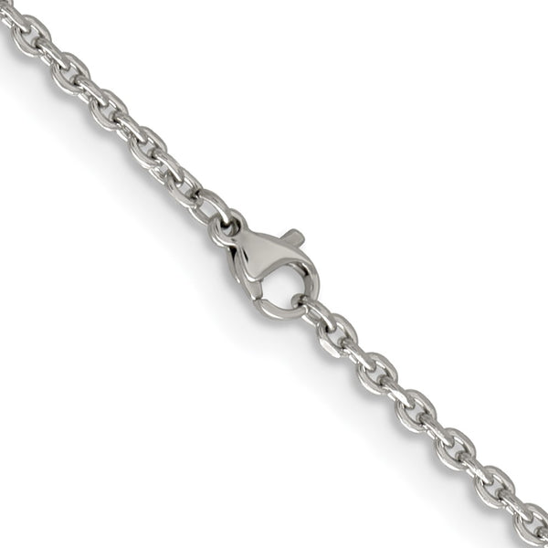 Stainless Steel 2.7mm 18in Cable Chain