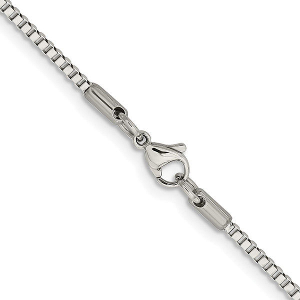 Stainless Steel 2.0mm 24in Box Chain