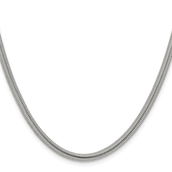 Stainless Steel 4.20mm 30in Flat Snake Chain