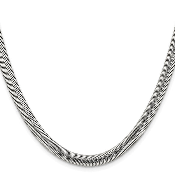 Stainless Steel 6.20mm 20in Flat Snake Chain