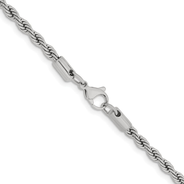 Stainless Steel 4.0mm 18in Rope Chain