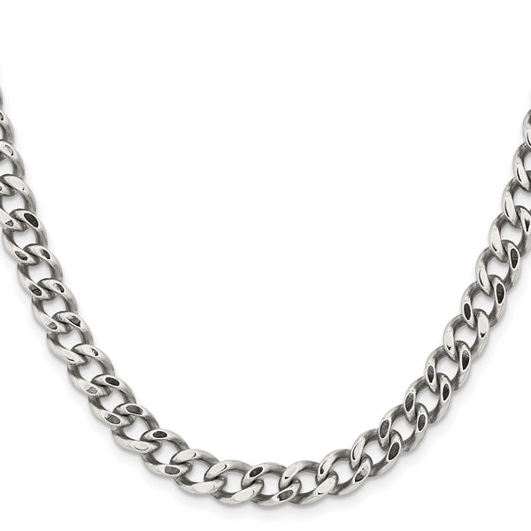 Stainless Steel 7.5mm 20in Curb Chain