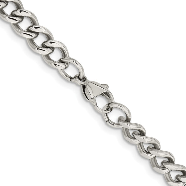 Stainless Steel 7.5mm 20in Curb Chain