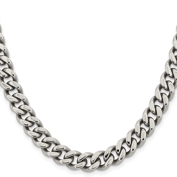 Stainless Steel 9.5mm 24in Curb Chain