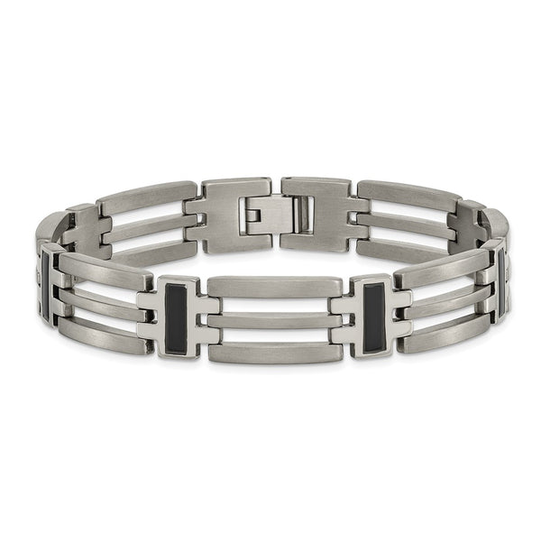 Titanium IP-plated 8.5in Bracelet