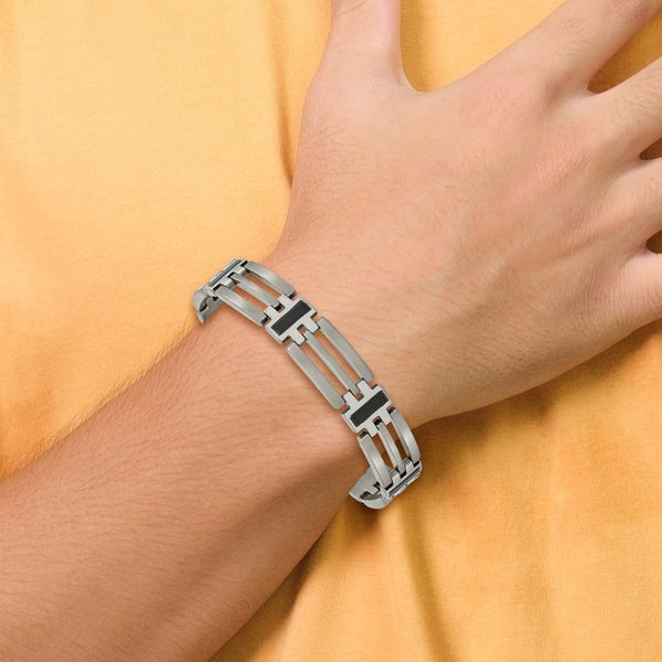 Titanium IP-plated 8.5in Bracelet