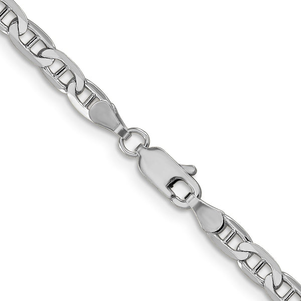 14KT White Gold 20-inch 3.75MM Anchor Link Chain