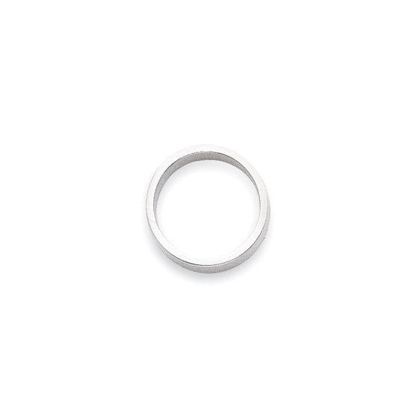 2MM Wedding Ring in 14KT White Gold; Size 7