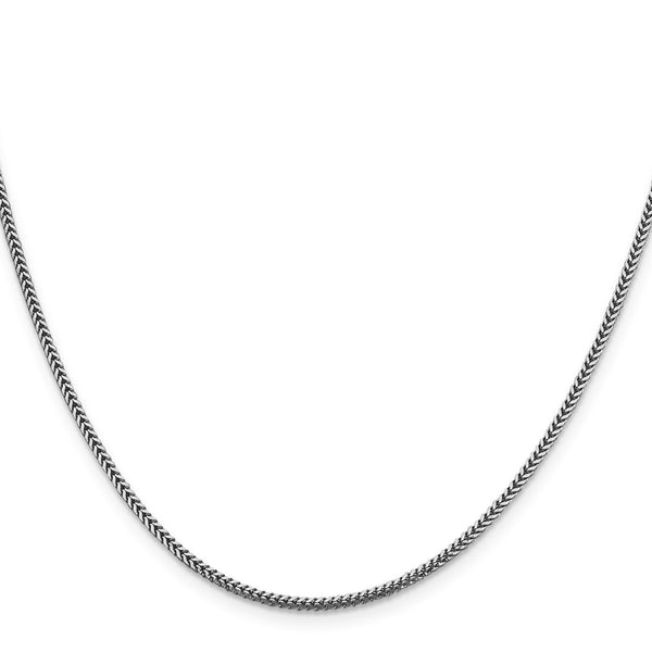 14KT White Gold 20-inch 1.4MM Franco Chain