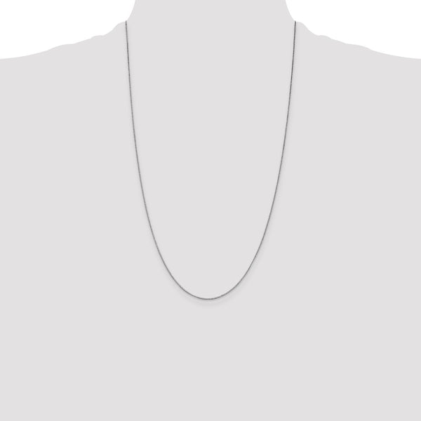 14KT White Gold 26-inch 0.7MM Box Chain