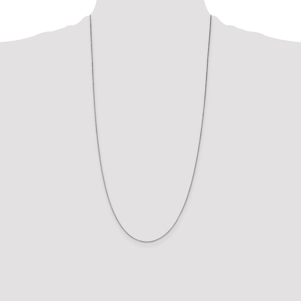 14KT White Gold 28-inch 0.7MM Box Chain