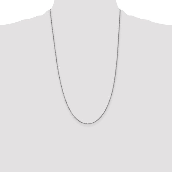 14KT White Gold 26-inch 1MM Box Chain