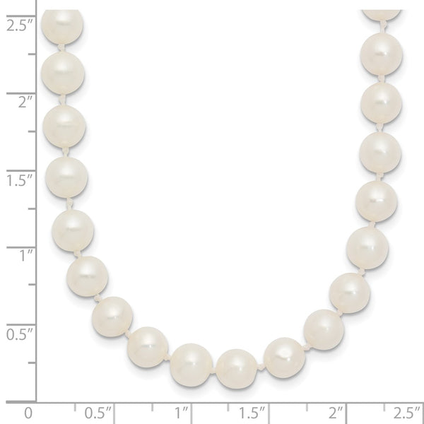 6X7MM Near Round Pearl Strand 20-inch Necklace in 14KT Yellow Gold