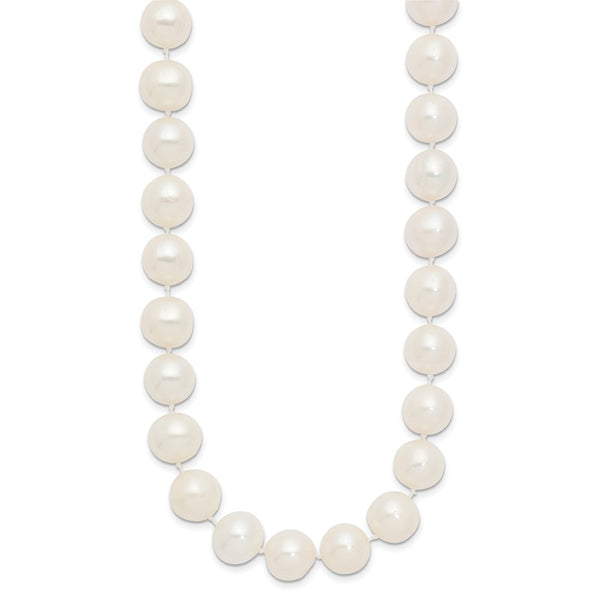 10X11MM Near Round Pearl Strand 20-inch Necklace in 14KT Yellow Gold