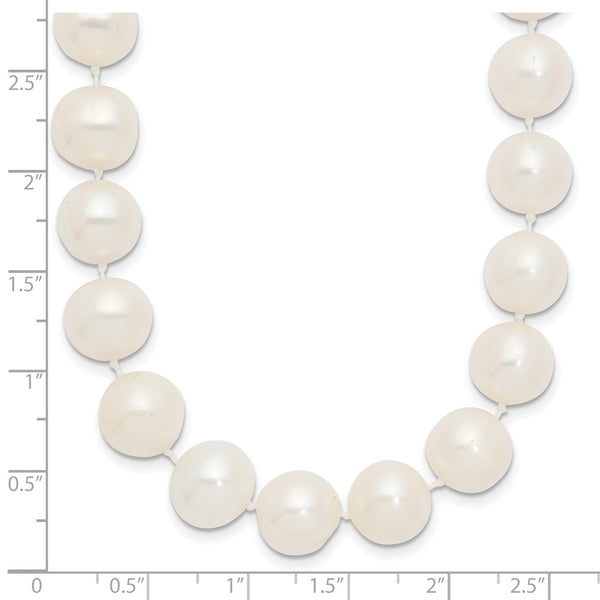 10X11MM Near Round Pearl Strand 20-inch Necklace in 14KT Yellow Gold