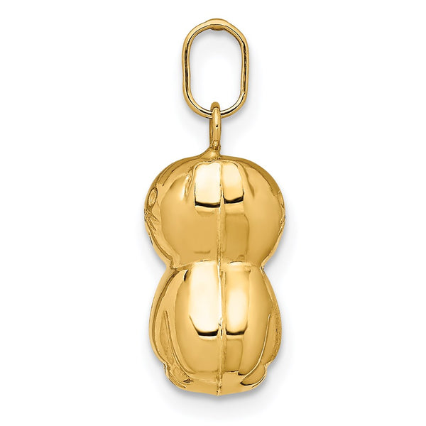 14KT Yellow Gold Cat Charm. Chain not Included