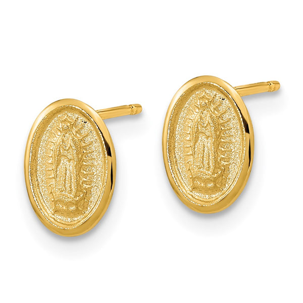 14KT Yellow Gold Guadalupe Stud Earrings