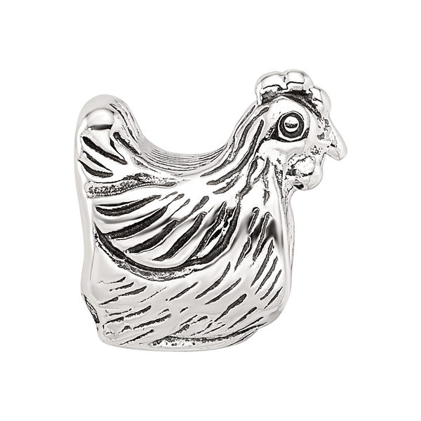 Sterling Silver Reflections Chicken Bead