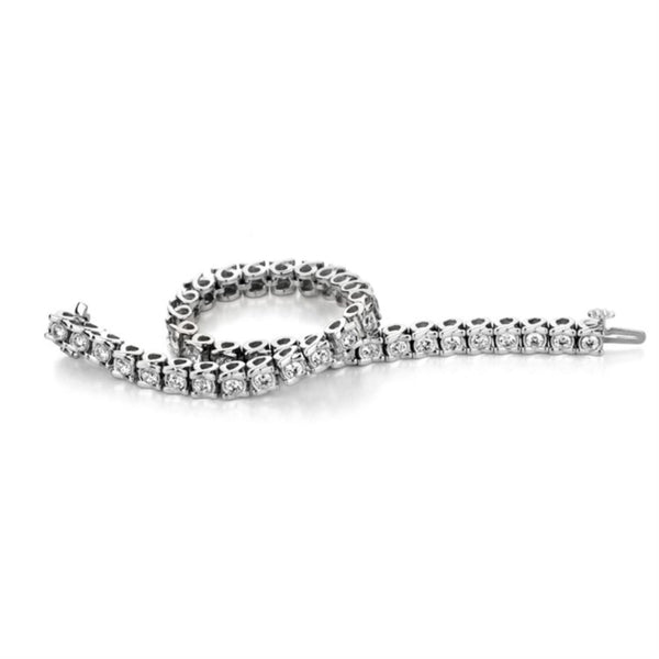 1/2 CTW Diamond Tennis 7" Bracelet in 10KT White Gold