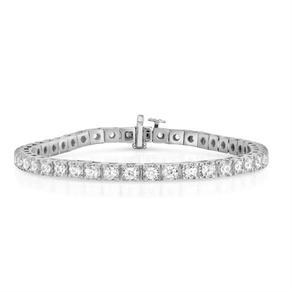 1 CTW Diamond Tennis 7" Bracelet in 10KT White Gold