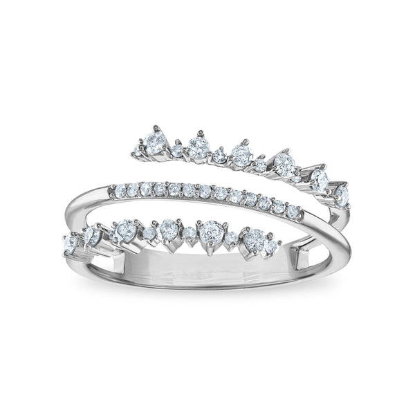 1/3 CTW Diamond Fashion Ring in 10KT White Gold