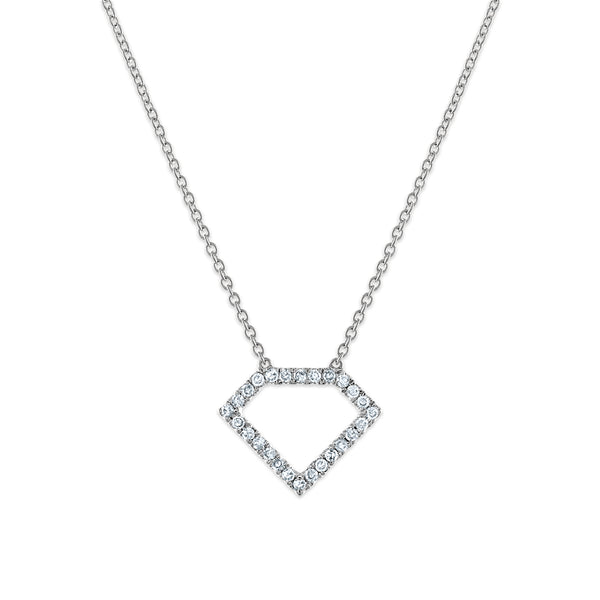 1/5 CTW Diamond Fashion 18" Necklace in 10KT White Gold