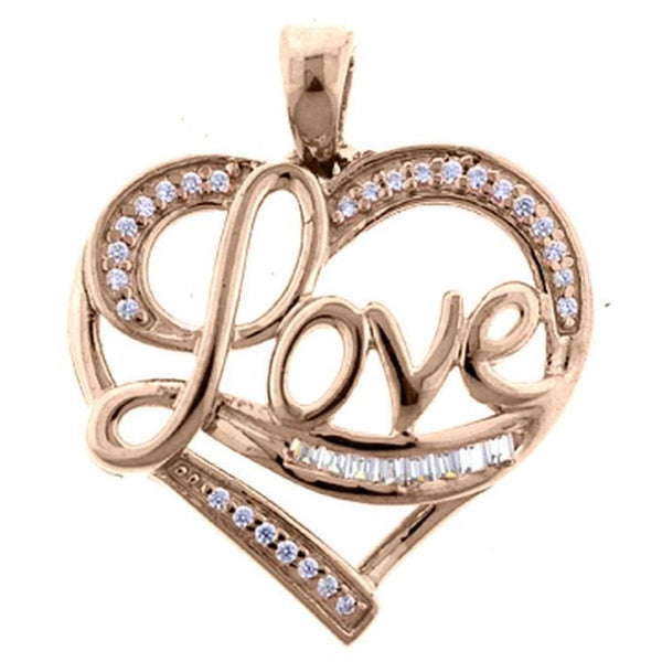 1/7 CTW Diamond Heart 18" Pendant in 10KT Yellow Gold