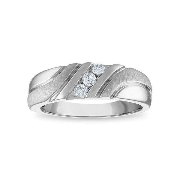 1/5 CTW Diamond Wedding Ring in 10KT White Gold