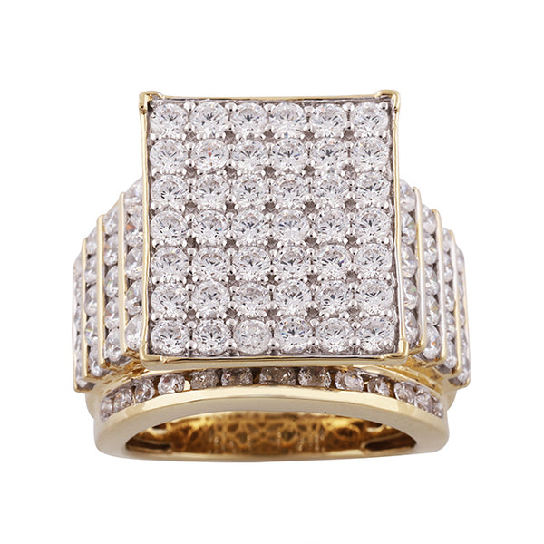 Red Hot Deal 4 CTW Diamond Engagement Ring in 10KT Yellow Gold