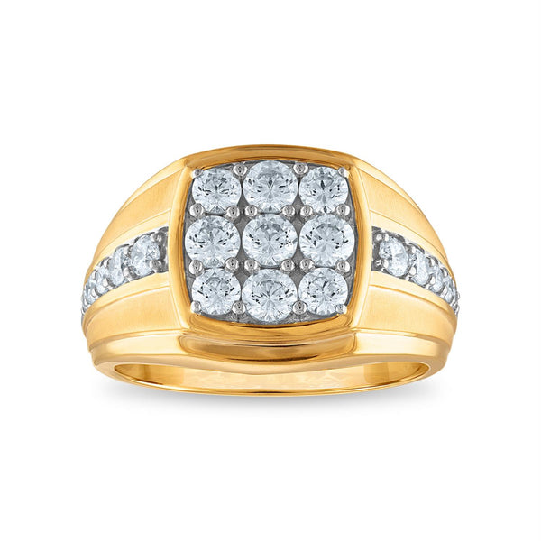 Signature EcoLove 1-1/2 CTW Lab Grown Diamond Ring in 14KT Yellow Gold