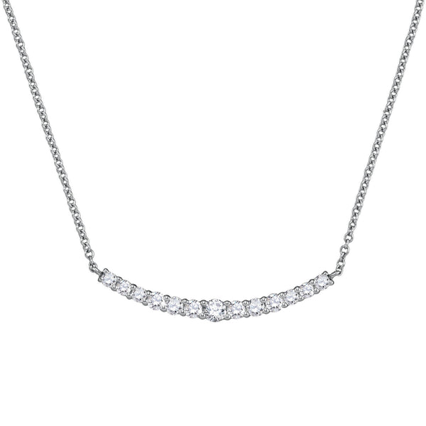 Signature EcoLove 3/4 CTW Lab Grown Diamond 18" Necklace in 14KT White Gold