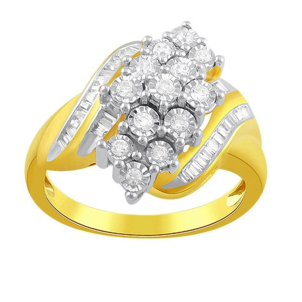 1/2 CTW Diamond Ring in 10KT Yellow Gold