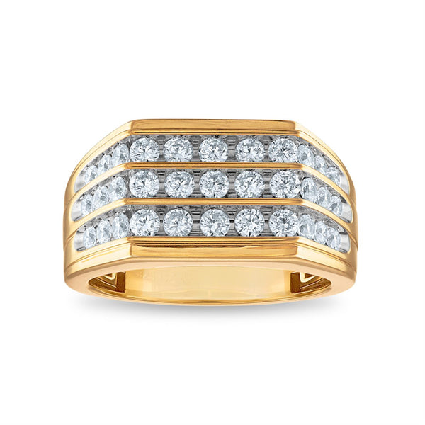 1-1/2 CTW Diamond Ring in 10KT Yellow Gold