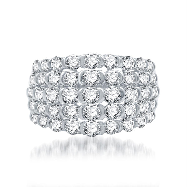 2 CTW Diamond Anniversary Ring in 10KT White Gold