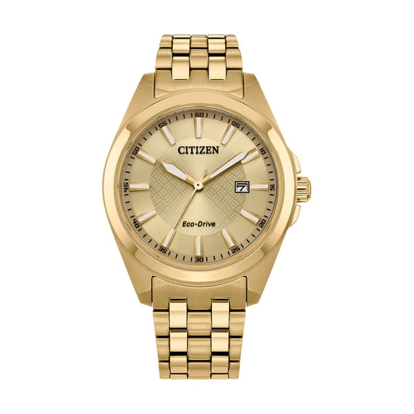 Citizen Peyten 41MM Champagne Dial Goldtone Stainless Steel Watch; BM7532-54P