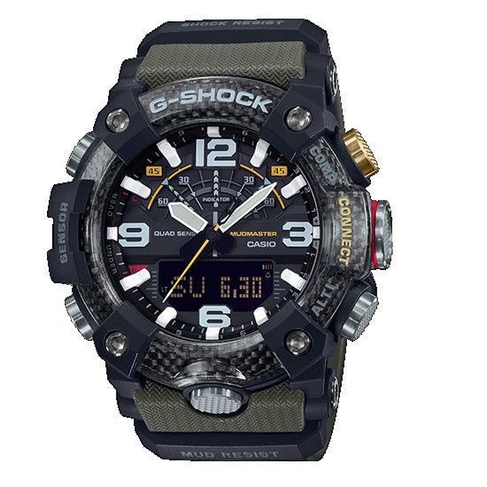 G-Shock Bluetooth Connected Mudmaster Master of G-Land; GGB100-1A3. Comes with Free G-Shock Organizer Bag.