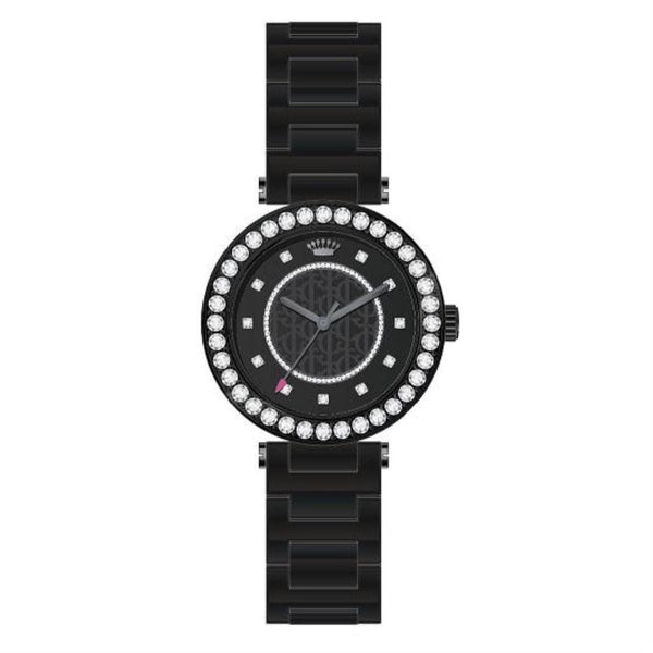 Juicy Couture with 34X34 MM Black Watch Band; 1901260