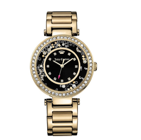 Juicy Couture with 38X38 MM Black Watch Band; 1901331