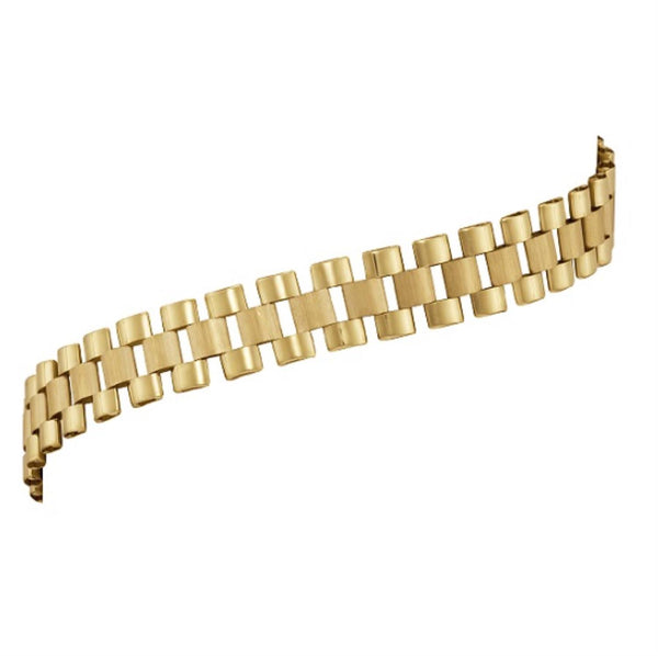 10KT Yellow Gold 9" 10MM Rolex-look Bracelet