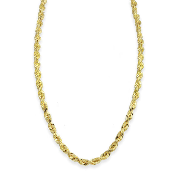 10KT Yellow Gold 26" 3.8MM Rope Chain