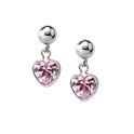 Kiddie Kraft Sterling Silver Heart Earrings