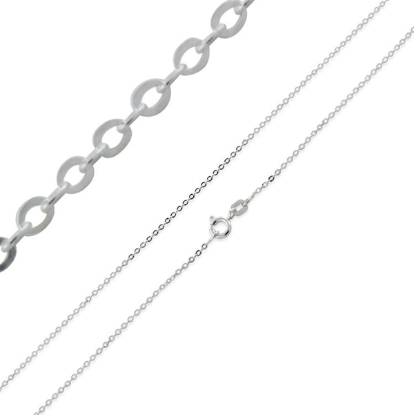 Sterling Silver 18" Cable Chain