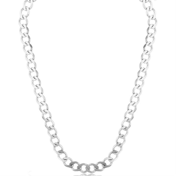 Luxe Layers Sterling Silver 22" 8MM Curb Chain