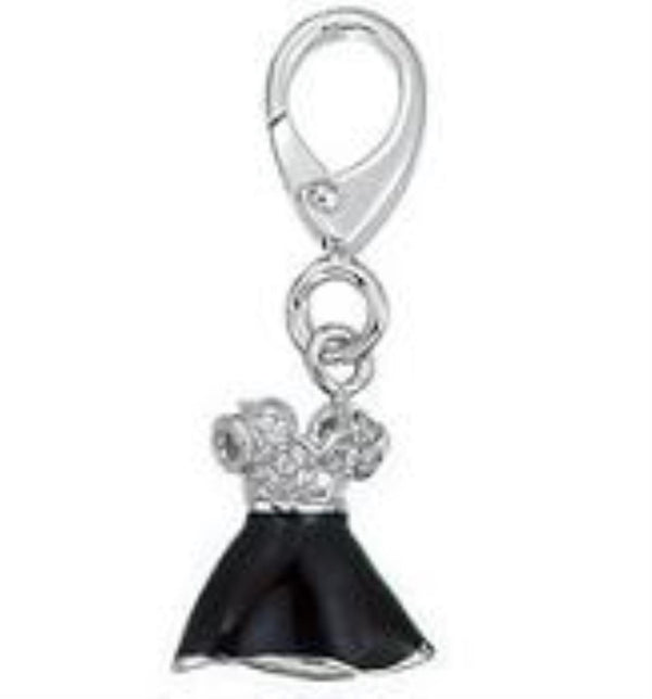 Sterling Silver and Cubic Zirconia Charm