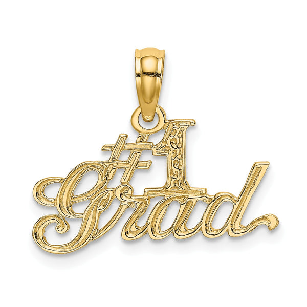 14k #1 Grad Charm