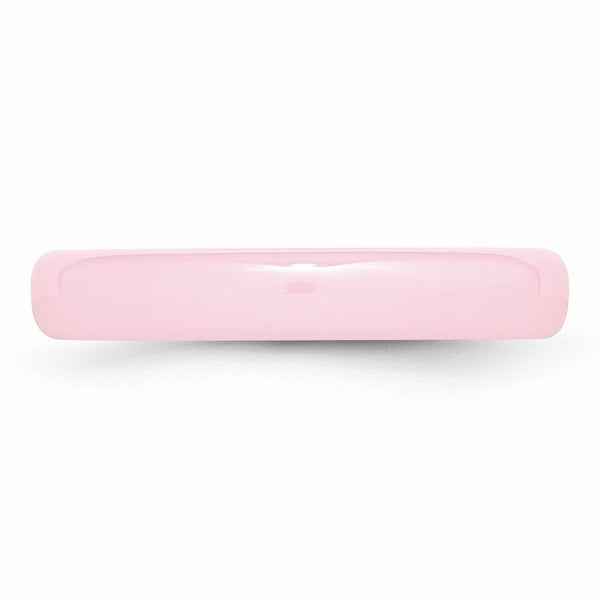 Ceramic Pink 4mm Polished Band