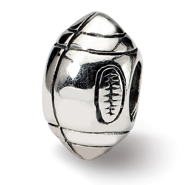 Sterling Silver Reflections Football Bead