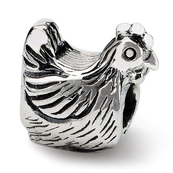 Sterling Silver Reflections Chicken Bead