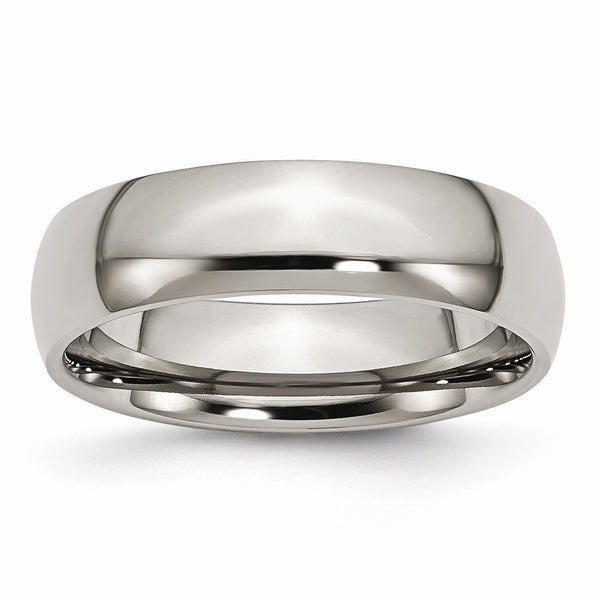 Titanium 6mm Polished Band