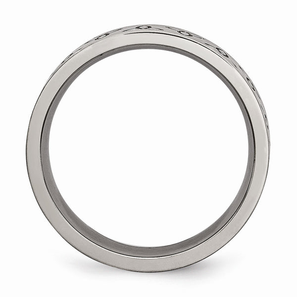 6MM Wedding Ring in Titanium